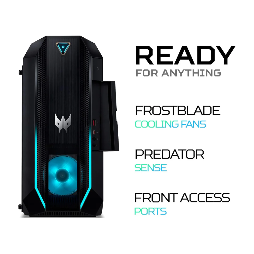 Acer Predator PO3-630 Gaming PC | GeForce RTX 3070 | Intel Core i7-11700H | 16GB RAM | 512GB SSD + 1TB HDD | Windows 11 - Image 4