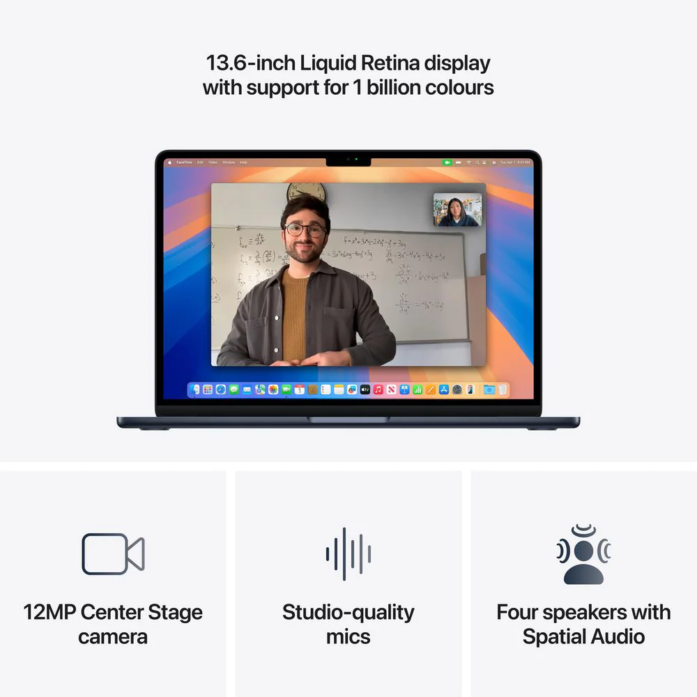 Apple MacBook Air 13" A3240 (M4 Chip, 16GB RAM, 256GB SSD) 2025 | Midnight | Brand New Sealed - Image 4
