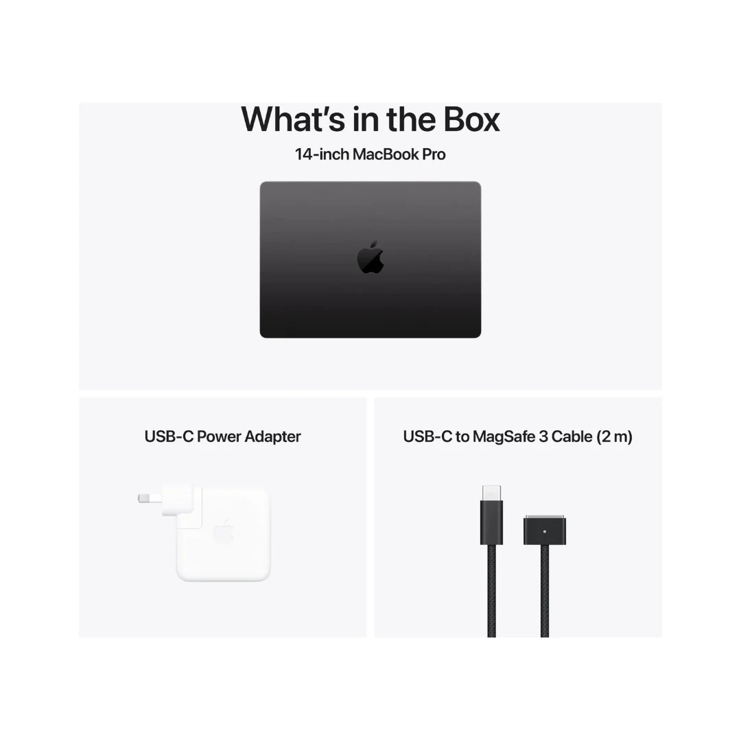 Apple MacBook Pro 14" A3112 M4 Chip 2024 | Space Black | 16GB RAM | 512GB SSD - Image 7