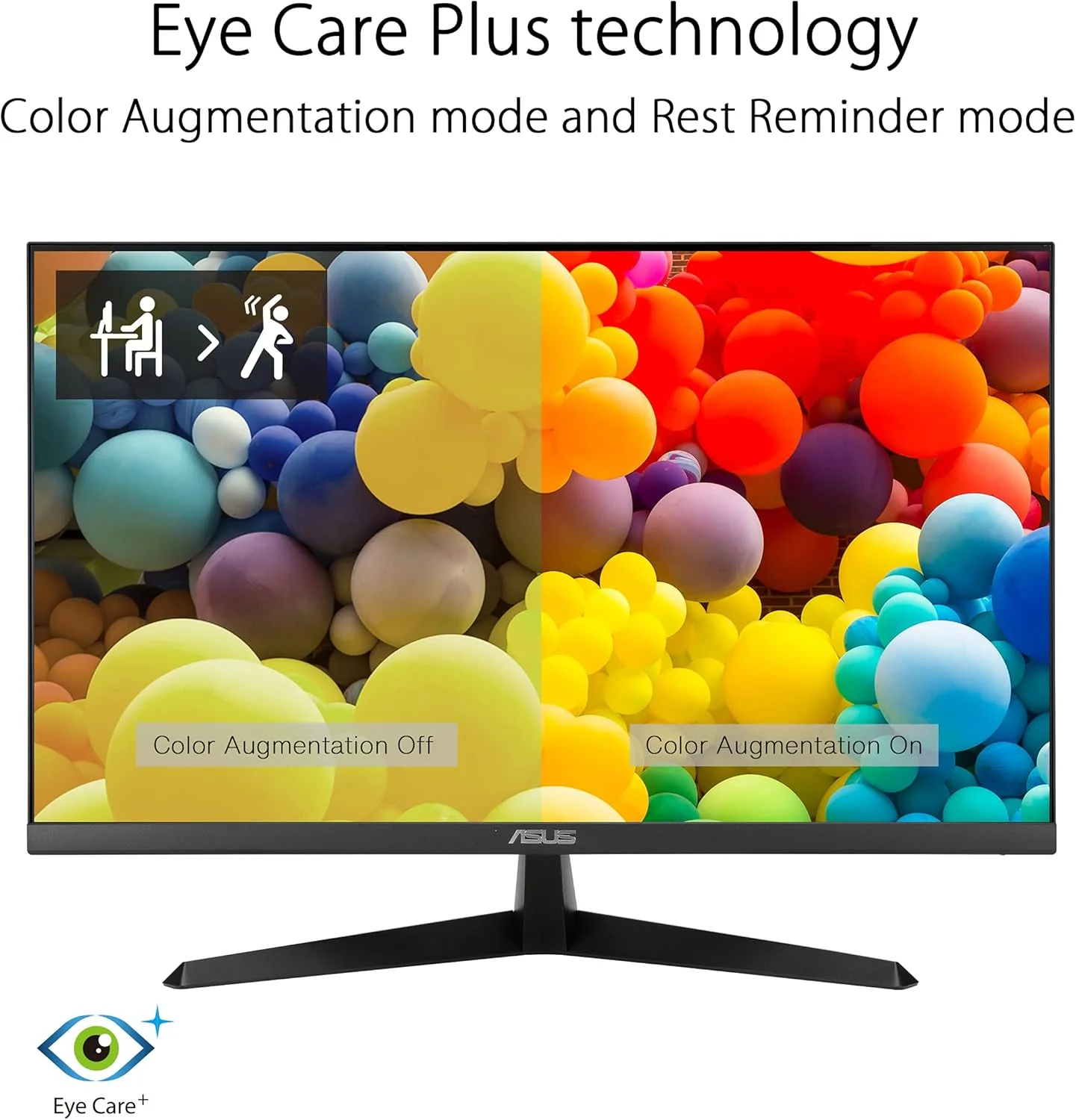 ASUS VY279HE Eye Care Monitor 27” FHD | 75Hz | IPS | 1ms | FreeSync | Eye Comfort Tech - Image 7
