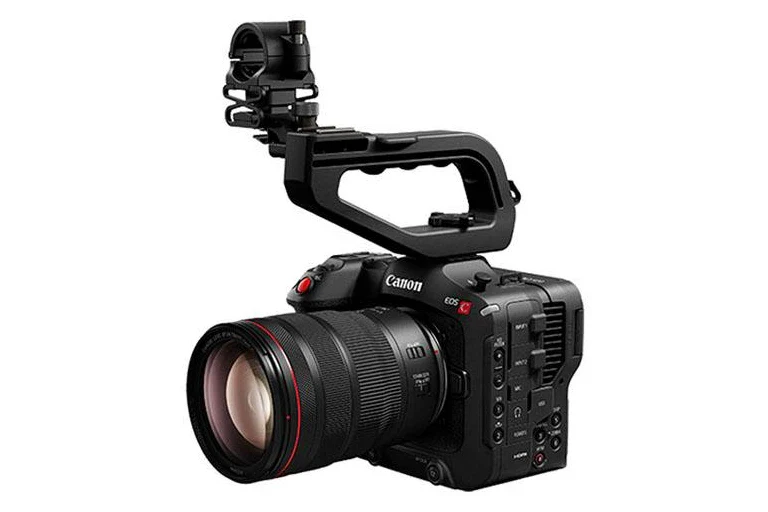 Canon EOS C70 RF-Mount 4K Cinema Camera | with Bright Tangerine Camera Cage - Image 2
