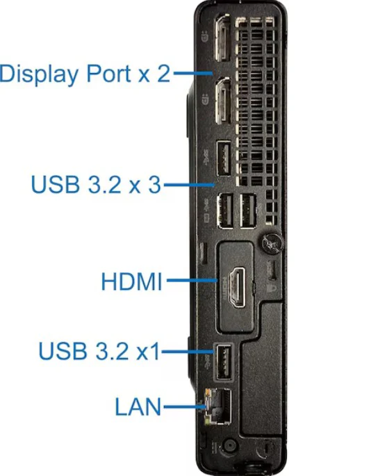 HP EliteDesk 800 G6 Mini PC | Core i5-10400T | 16GB RAM | 256GB SSD | Windows 11 - Image 2