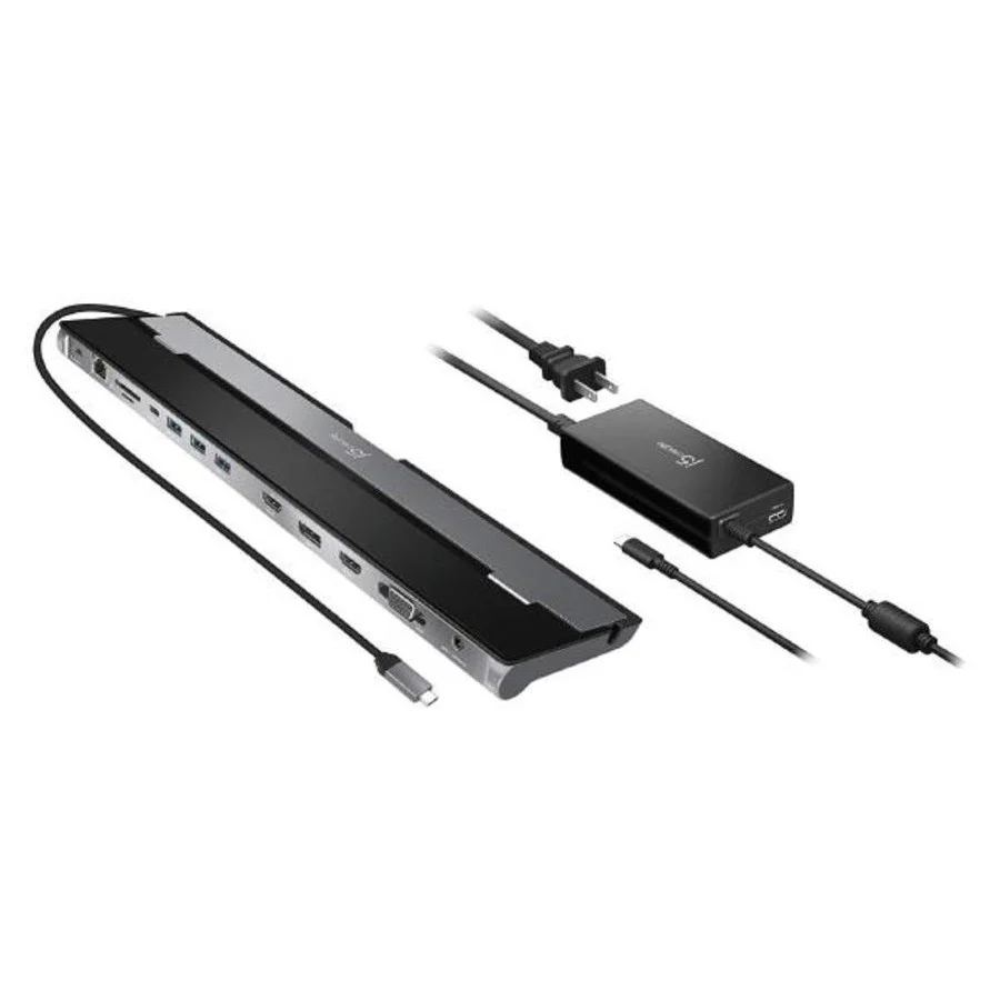 J5create USB-C Triple Display Docking Station JCD543 | 100W Power Delivery
