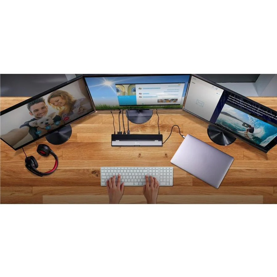 J5create USB-C Triple Display Docking Station JCD543 | 100W Power Delivery - Image 6