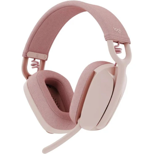 Logitech Zone Vibe 100 Wireless Headset with Microphone | Bluetooth | Lightweight | Pink