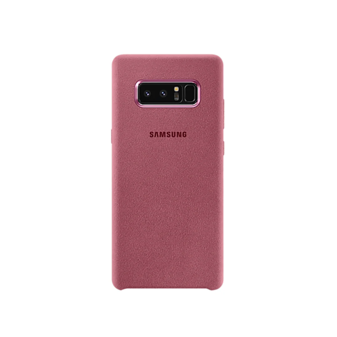 Original Samsung Alcantara Cover for Galaxy Note 8 – Pink