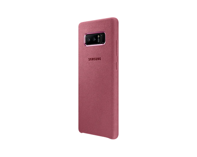 Original Samsung Alcantara Cover for Galaxy Note 8 – Pink - Image 2