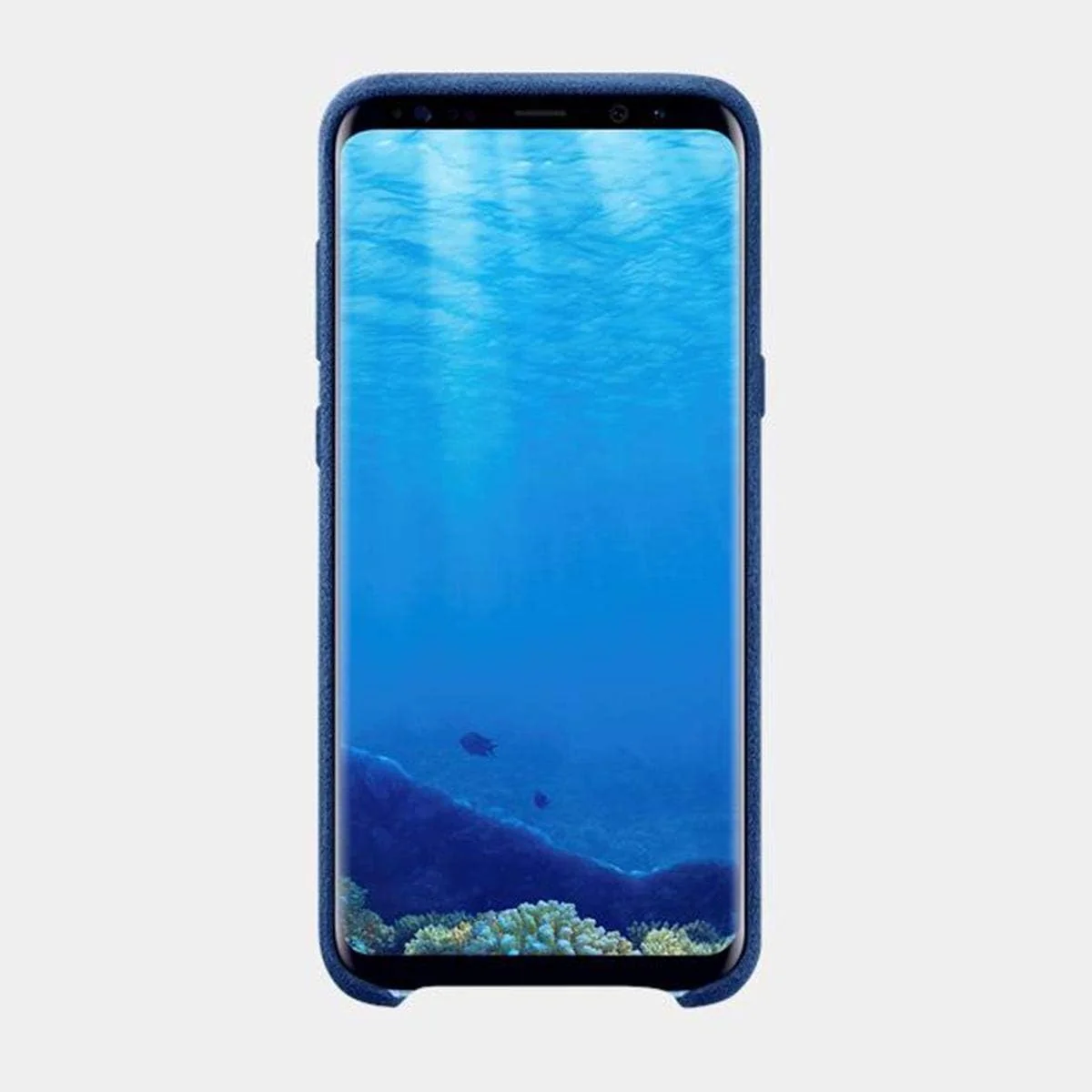 Original Samsung Alcantara Cover for Galaxy S8 Plus – Blue - Image 3