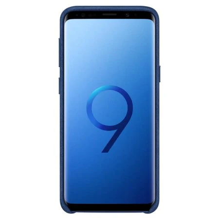 Original Samsung Alcantara Cover for Galaxy S9 – Premium Material – Blue - Image 3