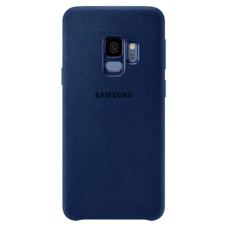 Original Samsung Alcantara Cover for Galaxy S9 – Premium Material – Blue - Image 4