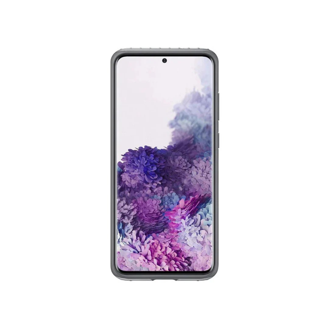 Samsung Galaxy S20+ Plus Protective Standing Cover Military-Grade – Silver - Image 2