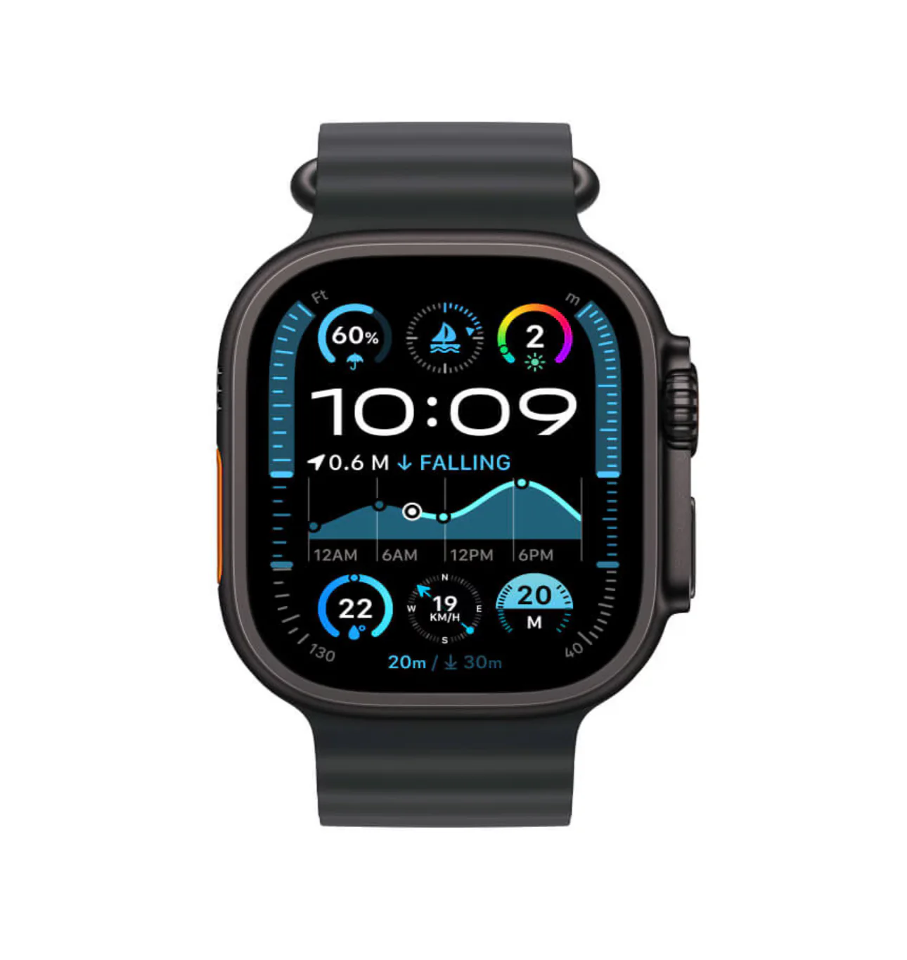 Apple Watch Ultra 2 49mm | Wi-Fi + LTE | GPS | Titanium Case | Rugged Band | With Box - Image 3